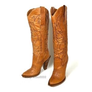 Jessica Simpson Alan Cowboy Cowgirl Boots - Women's 6.5B Excellent Condition